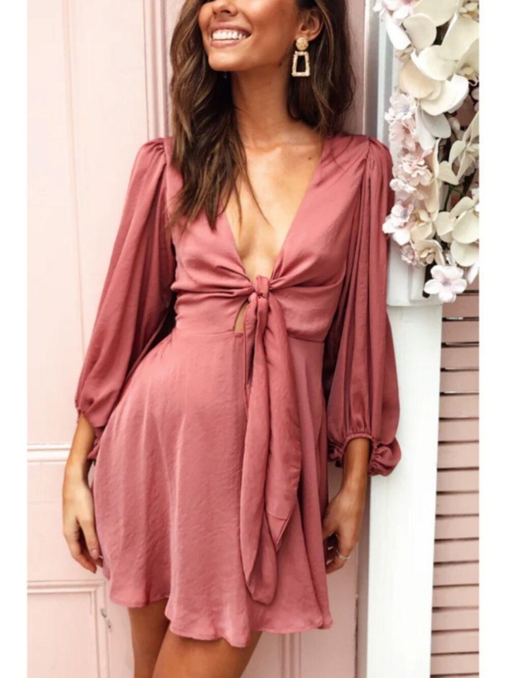 Aura Women's Magenta Dress